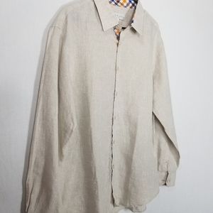 Men's linen shirt size large